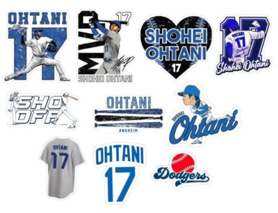 New5 Cheap Stickers Shohei Otani Water Repellent Sticker Los Angeles ...