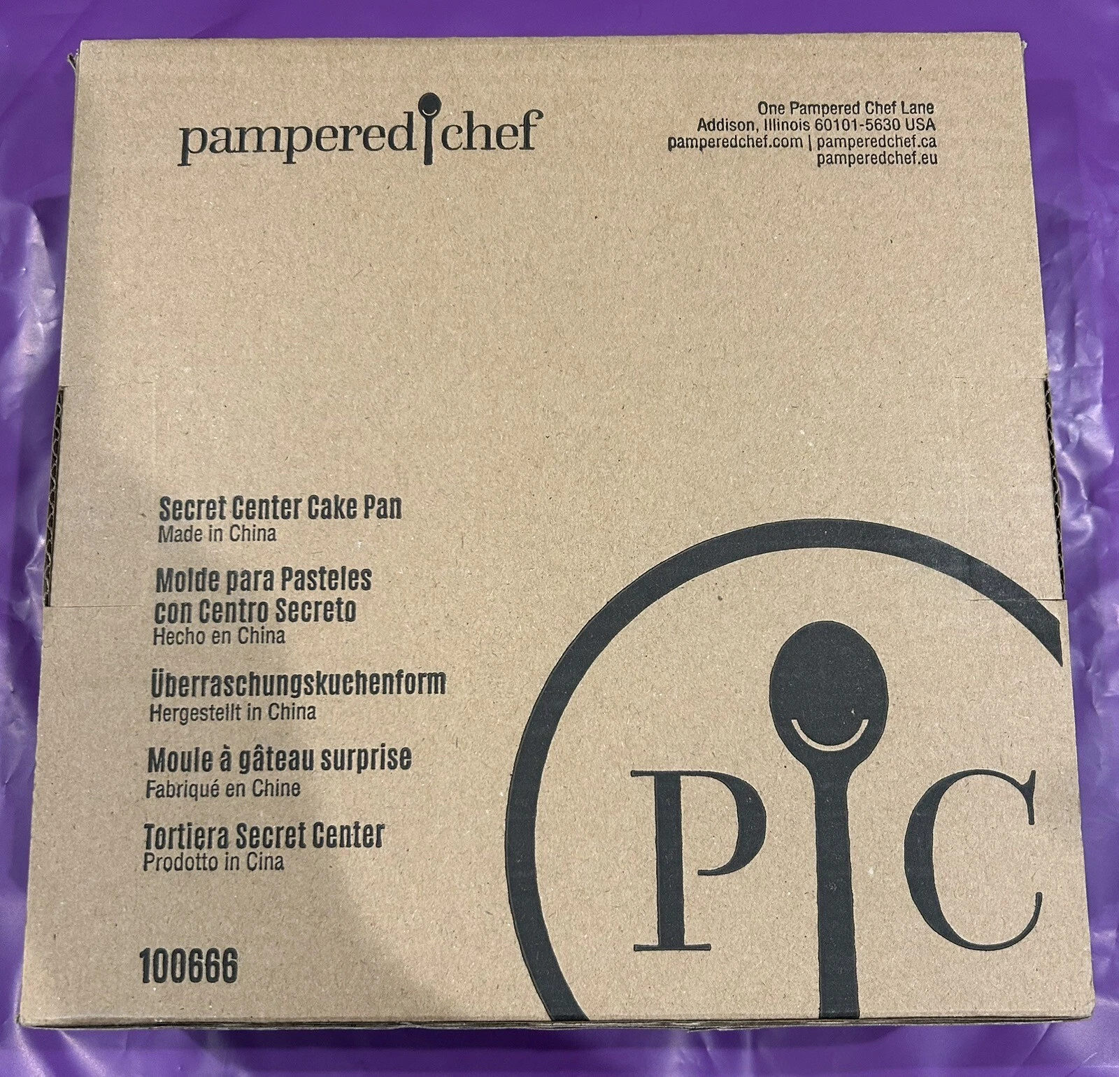 New Pampered Chef Secret Center Cake Pan # 100666
Opens in a new window or tab