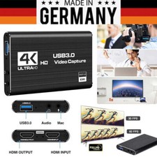 Video Capture Card USB 3.0 4K Audio Video Game Capture Device 1080P HDMI 60fps