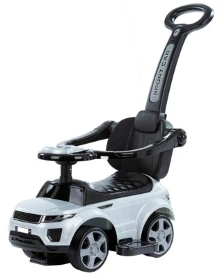 JEEP Rutschauto Rutscher Kinderauto Rutschwagen GRAU Walker & Gehfrei