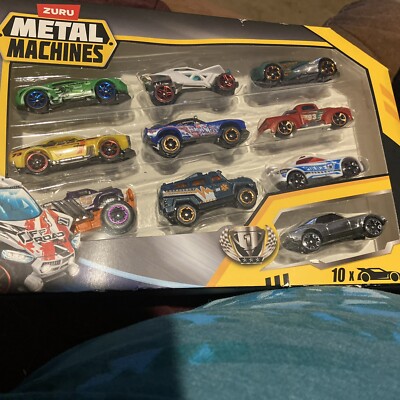Zuru Metal Machines  X 10 Matchbox Cars