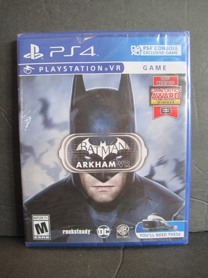 PS4 Sony Playstation Batman Arkham VR Video Game New Sealed