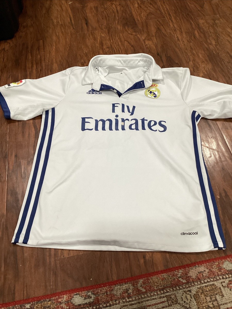 Real Madrid 2016-17 Home Soccer Jersey Ronaldo #7 Adidas Azb001 | eBay
