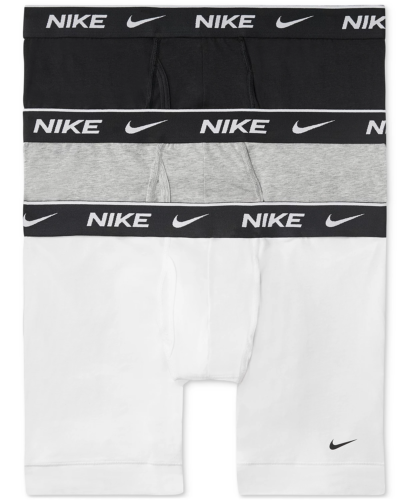 Coffre boxer extensible homme Nike Everyday en coton (paquet de 3) - KE1108-900 - Taille L/XL - Photo 1 sur 4
