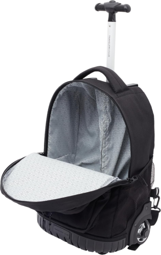 Rolling Backpack, Black, 18 Inch - Picture 9 of 11