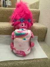 DreamWorks Trolls Poppy Super Plush Throw Set - Blanket 40" X 50"