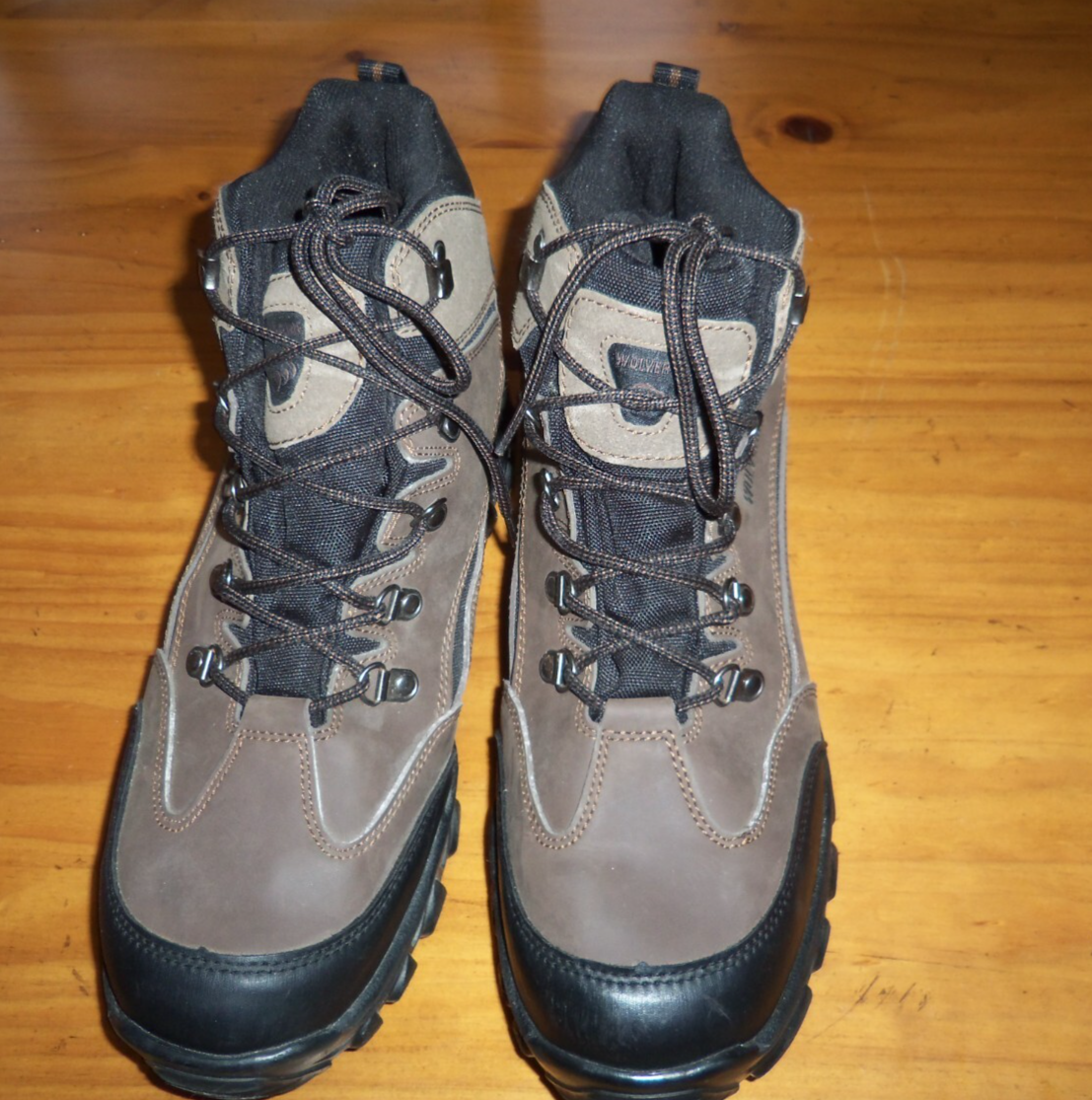 Wolverine Mens Size 13 Brown Waterproof Leather Hiking Boots W05103-image