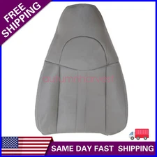 Driver Top Seat Cover Light Pewter Gray For 2003-2014 Chevy Express & GMC Savana