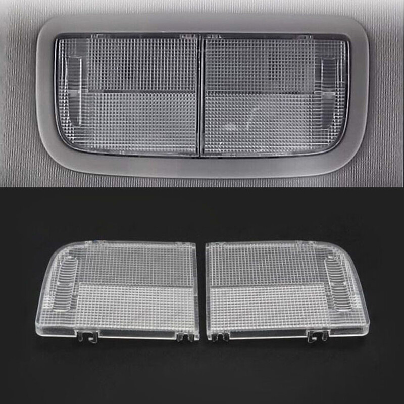 2Pcs Inner Roof Doom Light Lamp Lens Cover Clear For Honda Civic