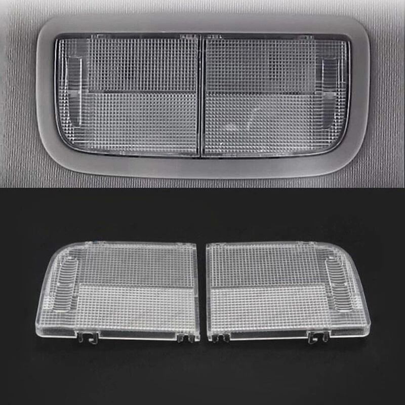 Cubierta de lente de lámpara de luz de techo 2 piezas para Honda HR-V 2016 2017 2018 2019 2020 Foto 3 de 4