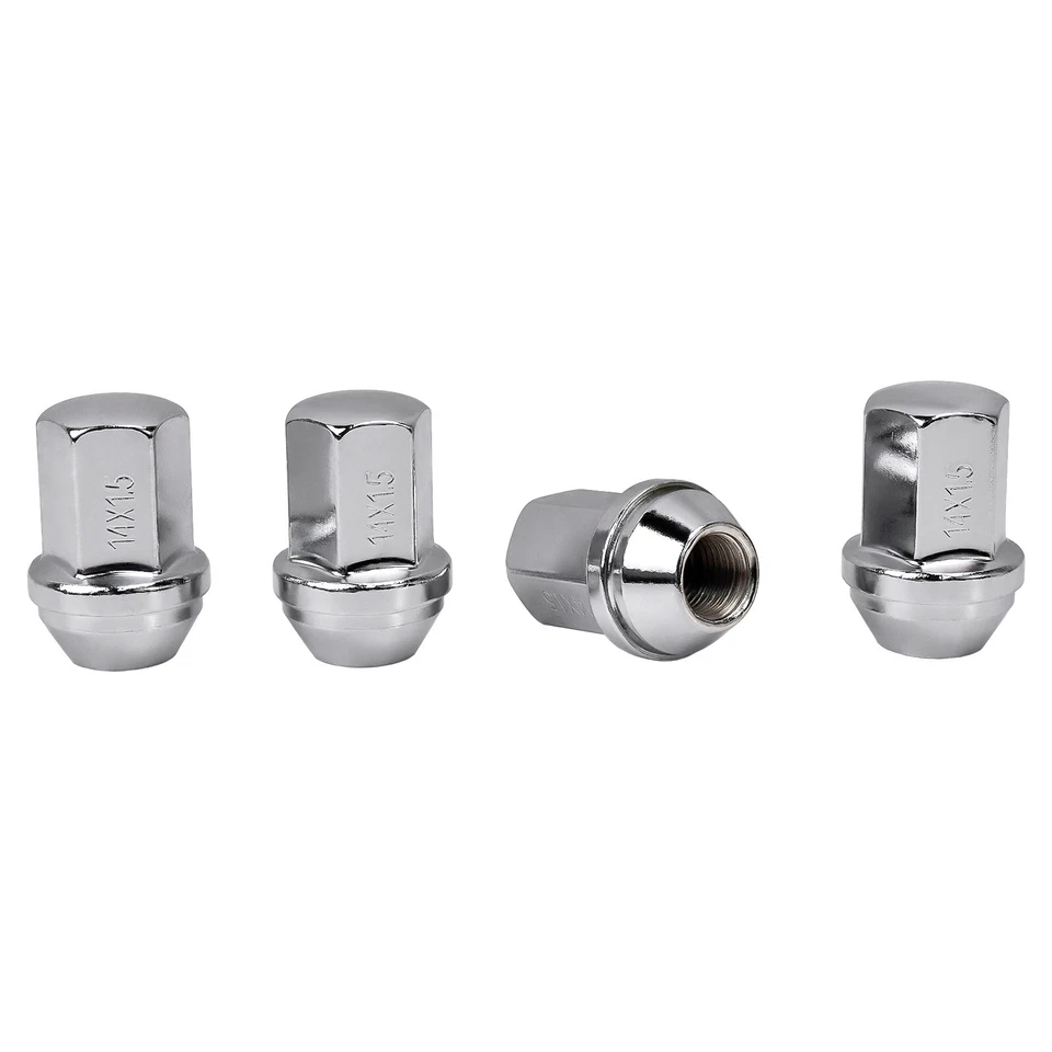 Tuercas cromadas 32 piezas 14x1,5 para Chevy GMC Avalanche Silverado 2500 3500 HD Ram Foto 4 de 4