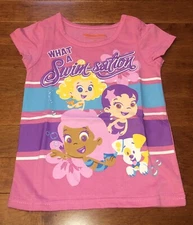 Bubble Guppies Toddler Girl Molly, Deema, Oona, Bubble Puppy Shirt Top New 3T