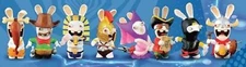 Raving Rabbids Travel in Time Complete Figure Set (includes 8 figures) *NEW*