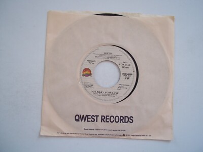 ALESSI - Put Away Your Love (Mono & Stereo) PROMO - 45 RPM 7'' Record 1982 QWEST