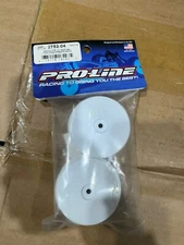 Pro-Line 2752-04 Velocity "VTR" 2.4" WHITE Front Wheels AE B44.2 10mm Hex (2)