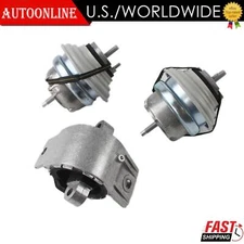 3x Engine Motor Mount L+R & Trans Mount C2P17845 For Jaguar XF XJ 2009-2013 US