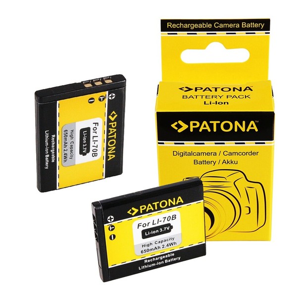 2X Akku FüR Olympus LI-70B LI70B FE-5040 FE-4040 FE-4020 X940 VG110 VG120 VG130-image
