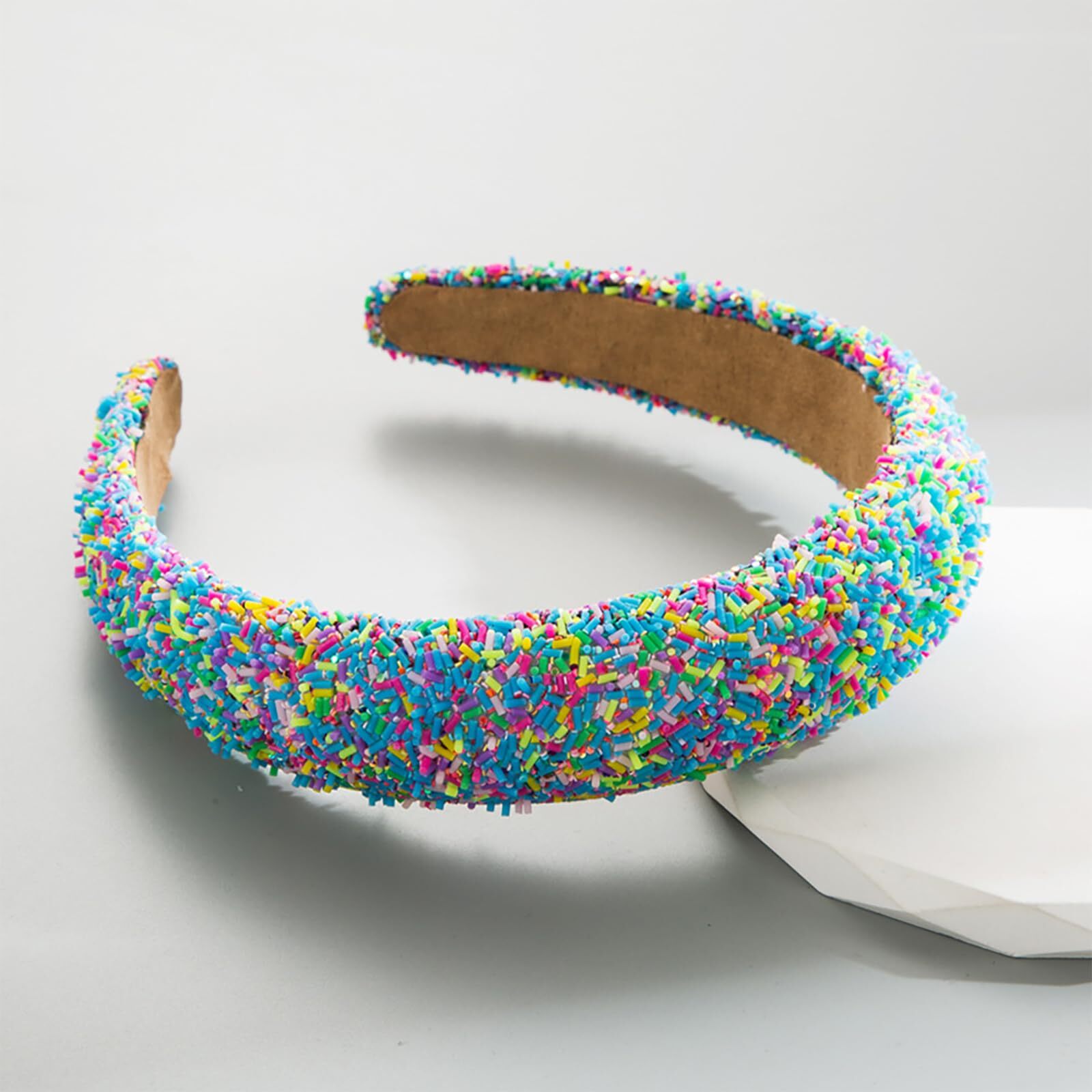 Padded Donut Candy Hairband for Women Girls Wedding Party Prom Birthday Accessory  