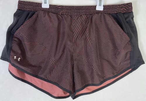 Under Armour gefütterte Shorts Damen Gr. XL koralle Wärmeausrüstung sportlich Laufen Training