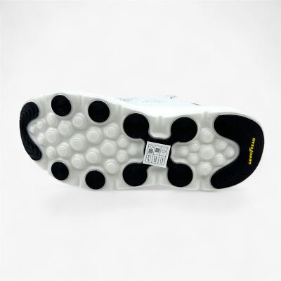 Skechers Max Cushioning Hyper Craze Bounce White Black Womens Athletic  Sneaker