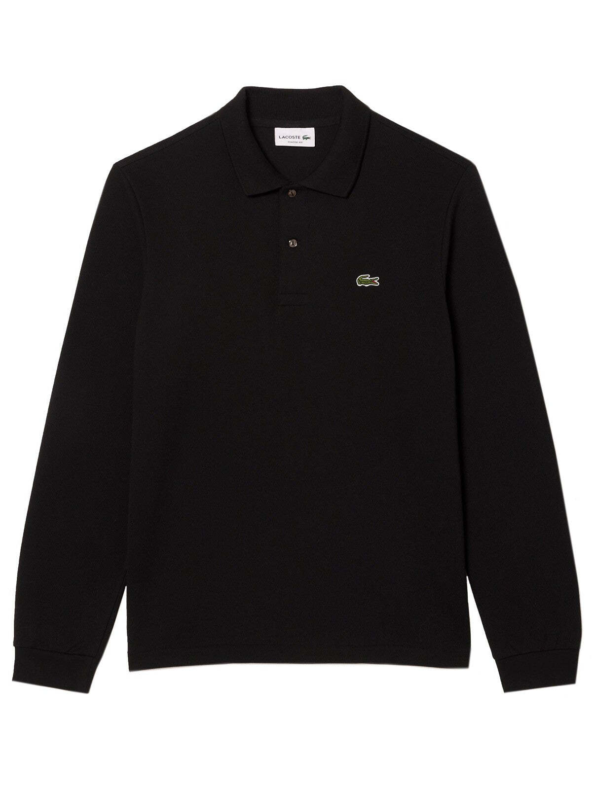 Polo Uomo Lacoste - Polo Originale L.12.12 A Maniche Lunghe - Nero