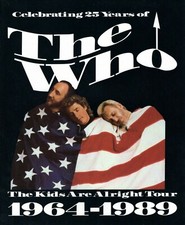 THE WHO 1989 THE KIDS ARE ALRIGHT TOUR CONCERT PROGRAM BOOK-TOWNSHEND-NM TO MINT