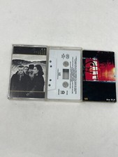 LOT OF 3 U2 ROCK CASSETTE TAPES THE JOSHUA TREE, ACHTUNG BABY, THE FLY