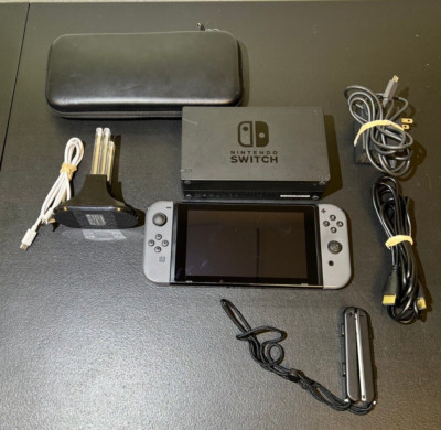 Nintendo Switch Console with Gray Joy‑Cons W/ 32GB SD Card 481434902946 ...