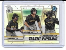 2020 Bowman Baseball - Talent Pipeline #TP-SDP - Gettys/Trammell/Abrams