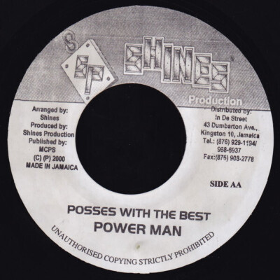 Burro Banton / Powerman Ole Rude Boy / Posses With The Best Vinyl Single 7inch