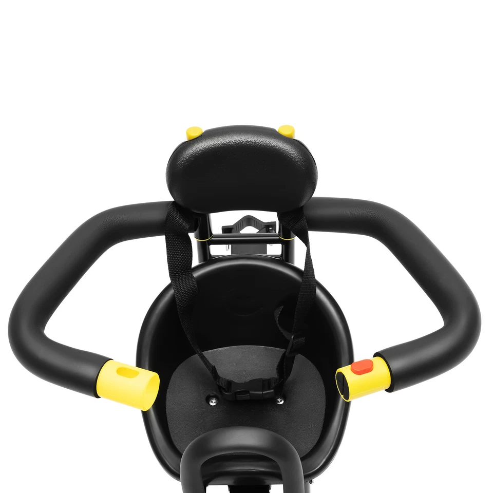 Silla de bicicleta para niños, asientos de seguridad para bicicleta para bebés asiento para niños pequeños para bicicleta negro Foto 3 de 4