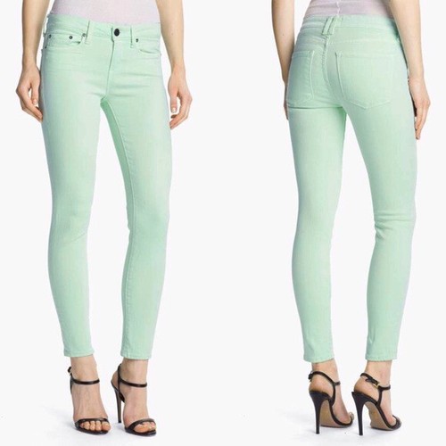 mint green jeans