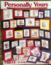 Cross Stitch Pattern PERSONALLY YOURS 32 Occupation Job Hobbies Designs Alphabet