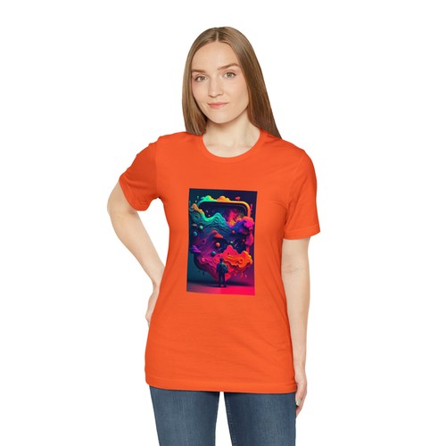 T-shirt da gioco Neon Nights - design generato dall'intelligenza artificiale - regalo unico per i giocatori - Foto 37 di 188
