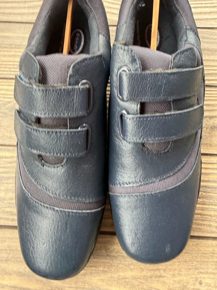 Zapatillas deportivas Dr. Scholls para mujer azul marino cómodas con correas talla 10M Foto 4 de 4