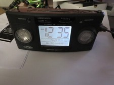 Sharper Image Big Screen Sound Soother 20 Radio Mahogany MINT SI564  1978 uu