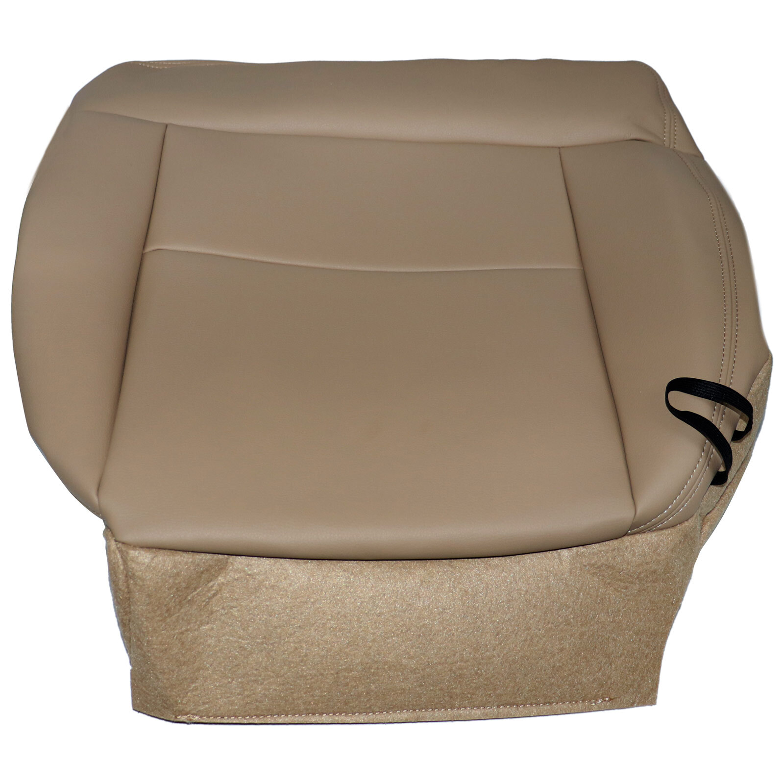 For 2005 2006-2008 Ford F150 Lariat STX Front Bottom Leather Seat Cover Tan