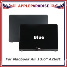 AAA LCD Screen Display Top Assembly For Apple Macbook Air 13.6" A2681 2022 Blue
