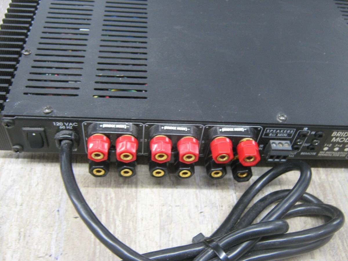 Elan Z Series Z-660/ Z-661 Multi 6 Channel Power Amplifier Elan Z Series Z-660/ Z-661 Multi 6 Channel Power Amplifier