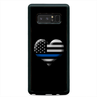 Black Heart Love Police Case Cover Samsung Galaxy S23 S22 Plus Ultra S21+ S20