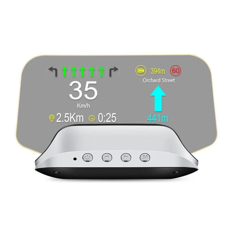 1x Car OBD2 GPS Head-up Display Navigation HUD Mirror HUD Projection Speedometer - Imagem 2 de 4