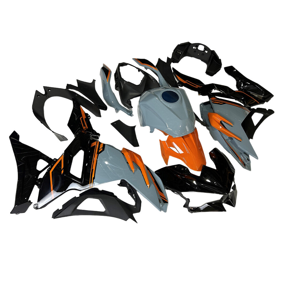 Orange Grey Fairings Kit for Kawasaki Ninja 500 2024 2025 EX500R