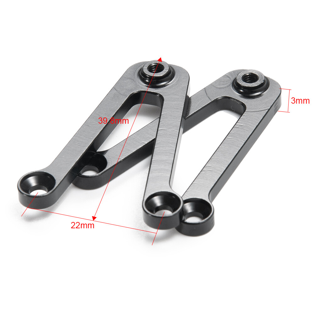 RCBATER 1Pair Aluminum Front Extension Shock Mount For TF2 Trail Finder 2 RC Car