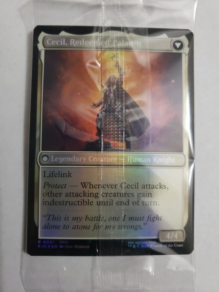 Carte MTG Foil Cecil Harrison – Universes Beyond Final Fantasy NM