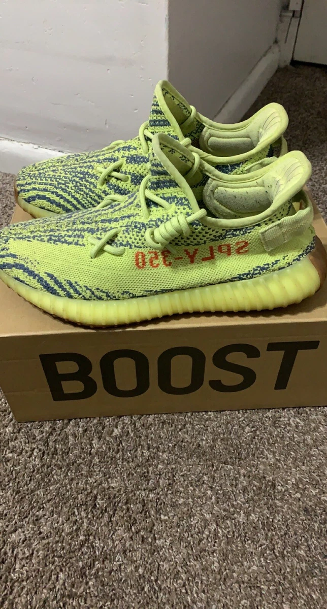 Size 9.5 - Yeezy Boost 350 V2 Semi Frozen Yellow 191040406331 | eBay