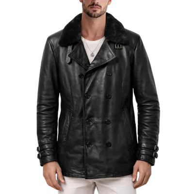 Leon S Kennedy RE9 Leather Jacket for Men | Res.dent Evil Requiem Black Cosplay