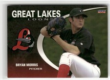 2008 CHOICE GREAT LAKES LOONS #18 BRYAN MORRIS GREAT LAKES LOONS