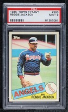 1985 Topps Collector's Edition Tiffany Reggie Jackson #200 PSA 9 MINT HOF 0v1p