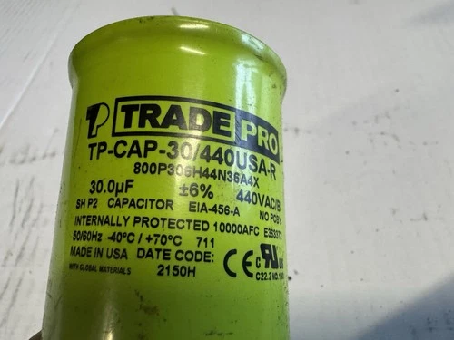 Trade Pro 30/440 Capacitor, Tested Fast Shipping