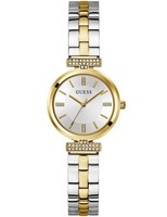Guess GW0762L5 Armbanduhr Array 28Mm 1ATM Quarz Damen Silber Glieder-Armband